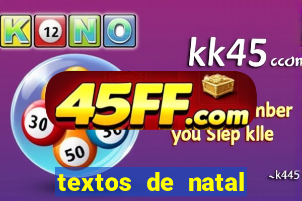textos de natal para leitura